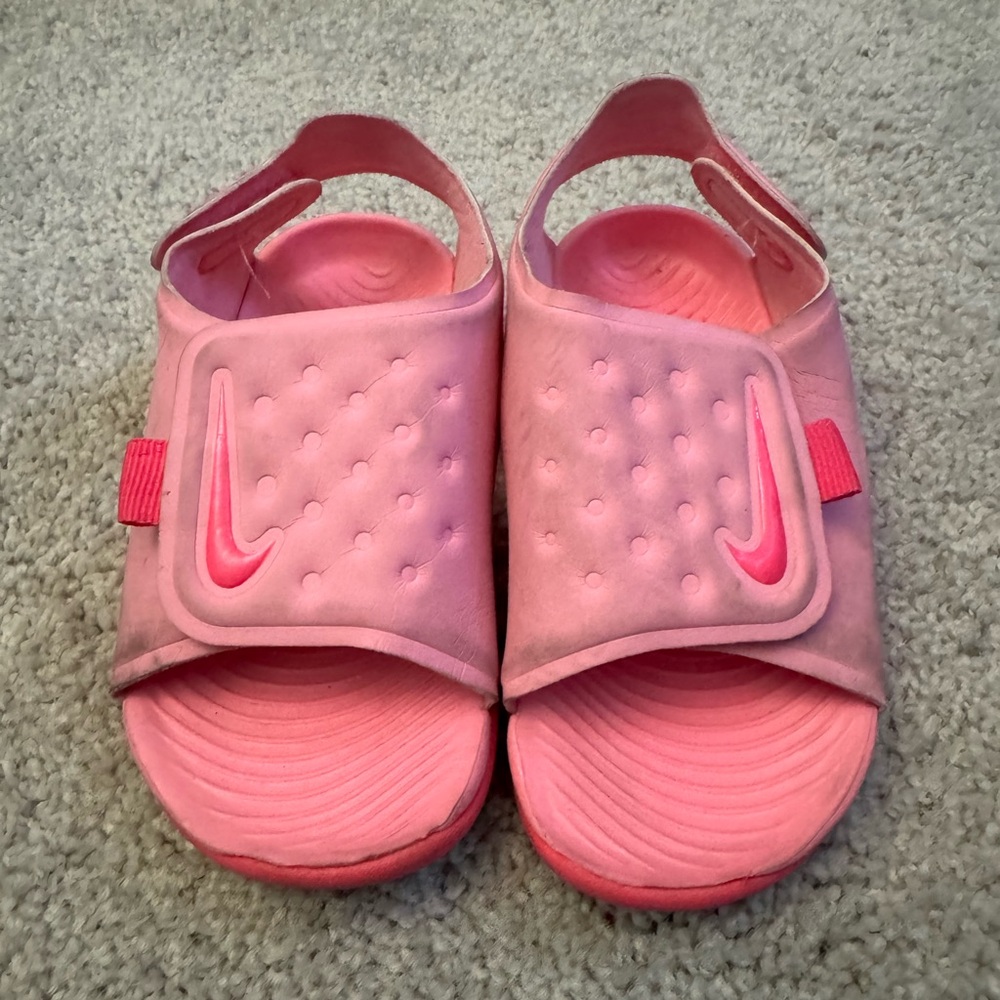Nike Sunray Adjustable Sandal, Pink, 7